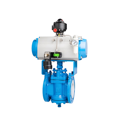 气动衬氟旋塞阀